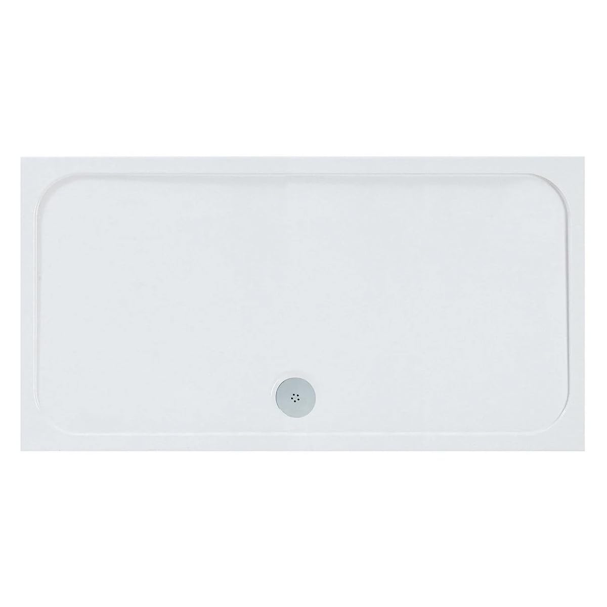 Slimline Rectangle Shower Tray Enclosure 40mm Low Profile Stone Resin | 42 Sizes - Picture 27 of 98