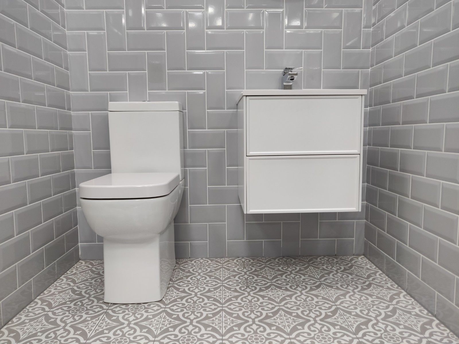 Grey Metro Ceramic Wall Tile Subway Bulk Buy 10m² 20m² 30m² 100x200mm - Picture 14 of 16