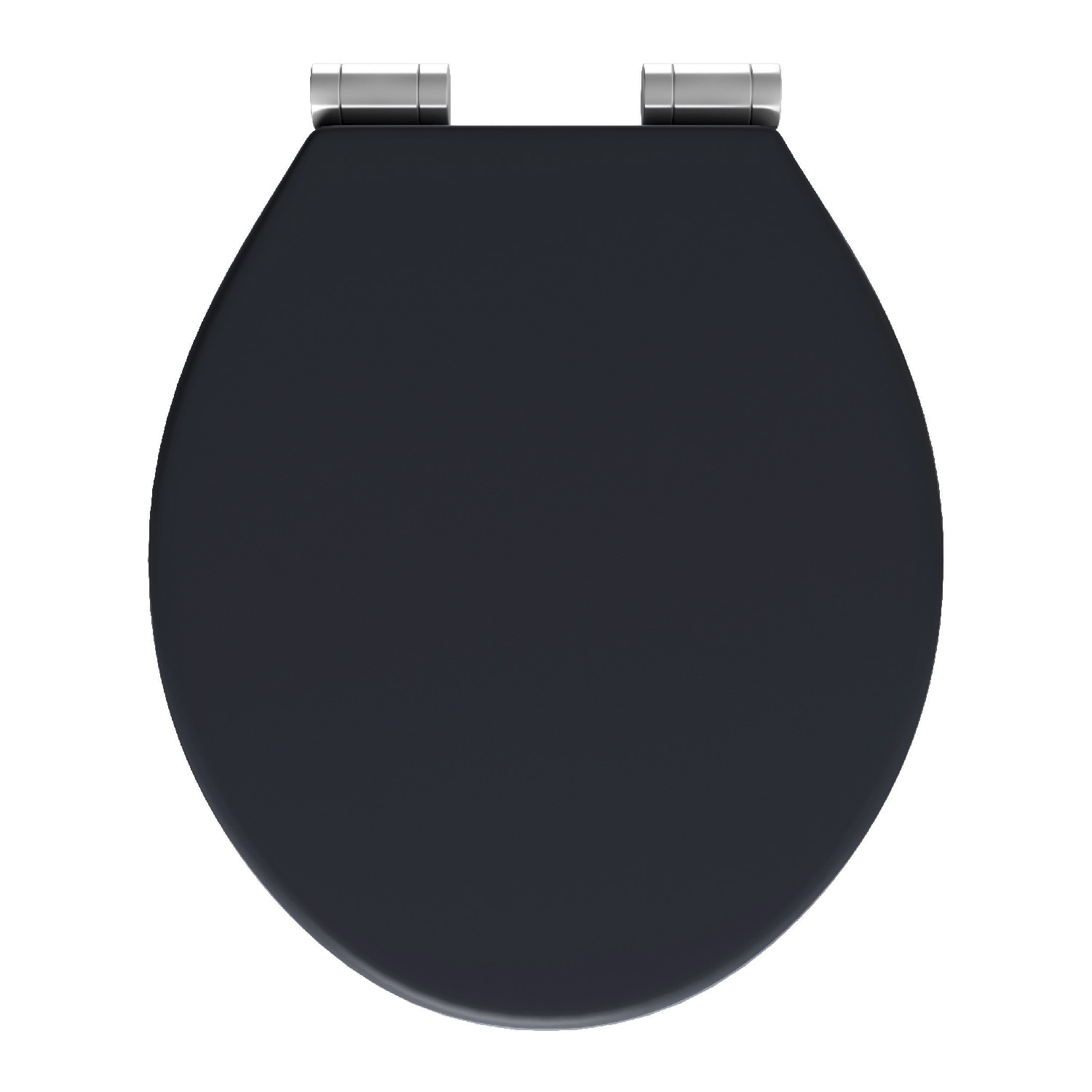 Universal Toilet Seat Soft Close Replacement Wooden Seat Black White Grey Oak - Picture 14 of 18