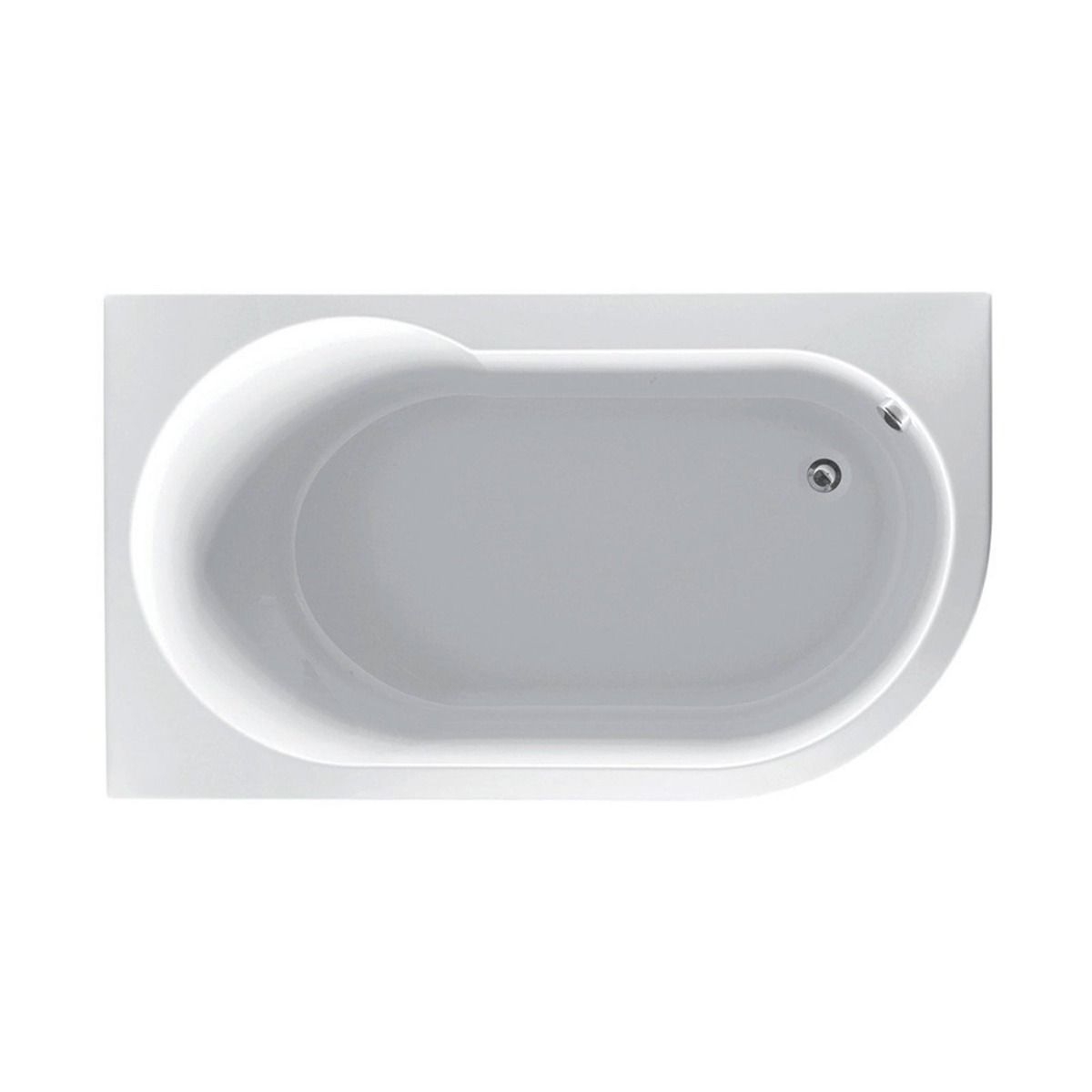 Corner Bath Shower Space Saving Strong Acrylic Bathtub 1550 & Front Panel LH/RH - Picture 8 of 11