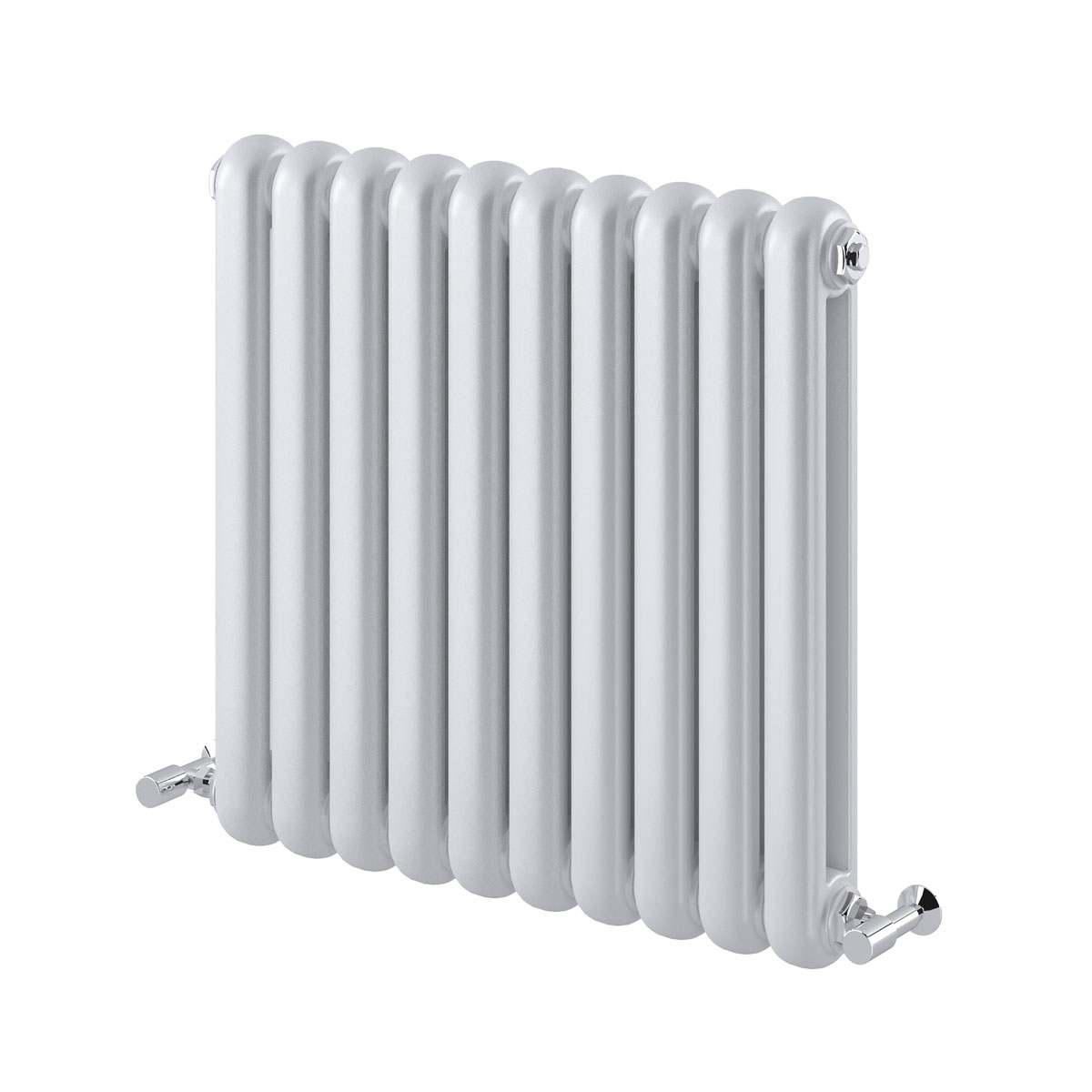 Double Column Radiators Vertical Horizontal Round Panel Grey White Heating - Picture 16 of 29