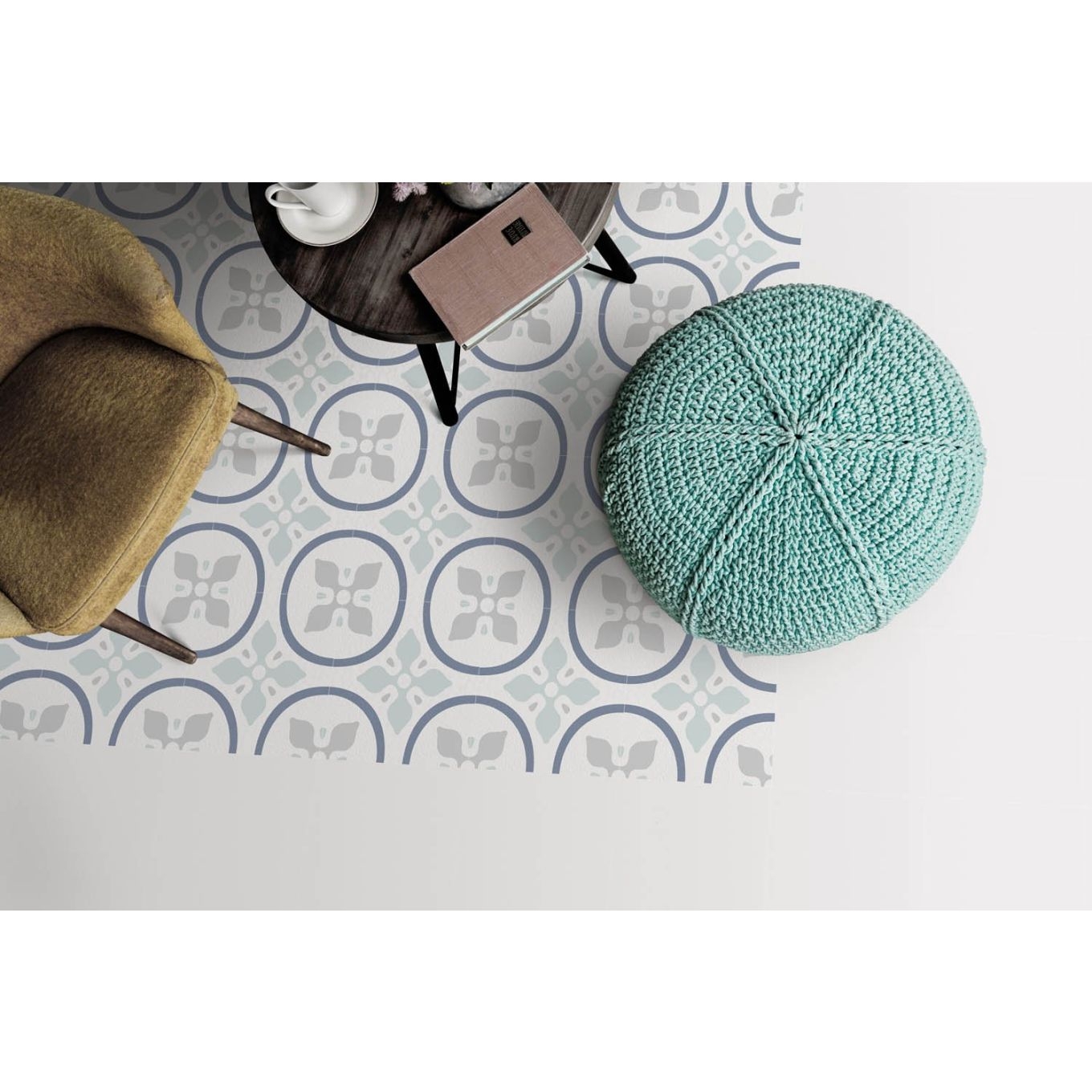 Marine Lappato Porcelain Wall and Floor Patterned Tiles Anti Slip R10 25cm | Box - Picture 8 of 10