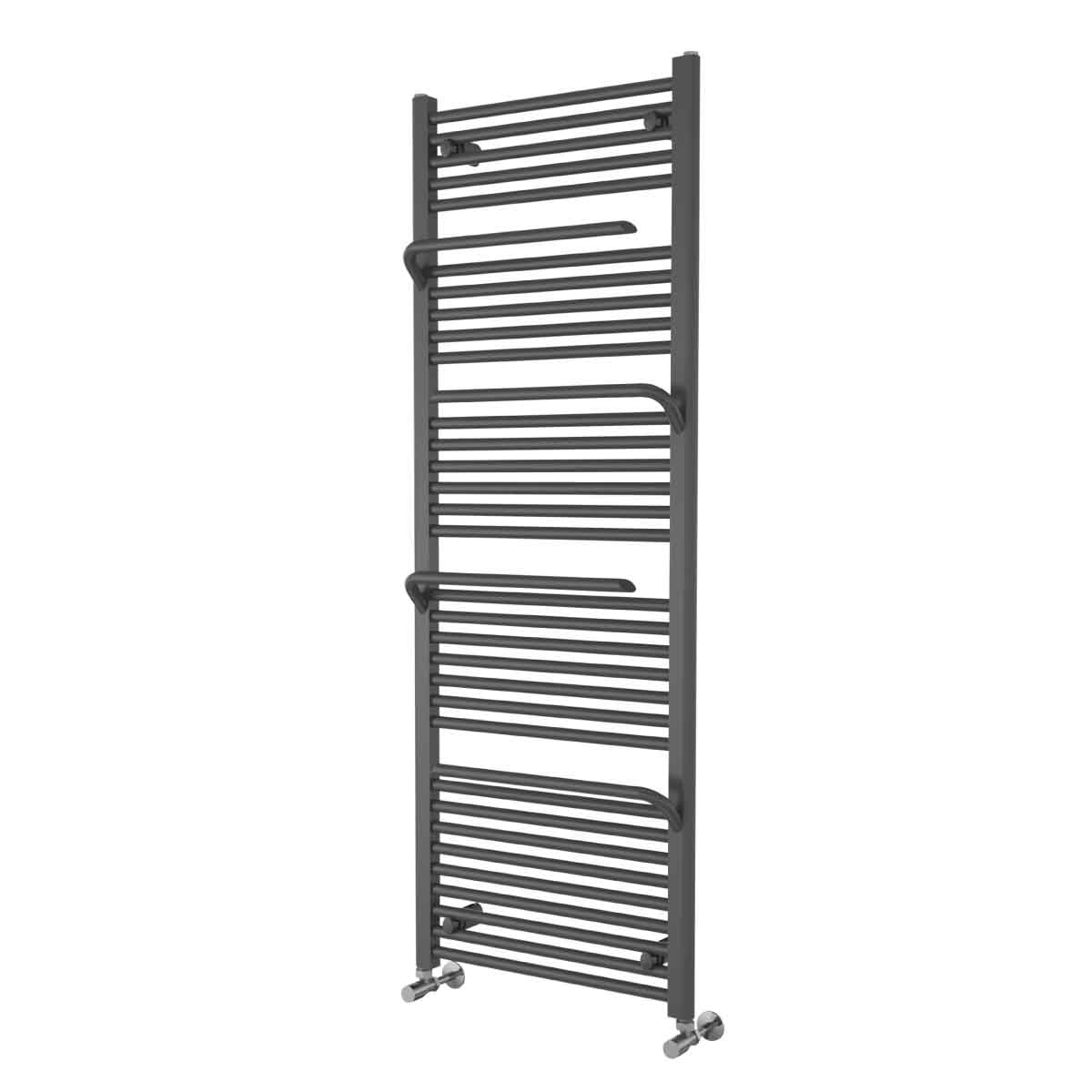 Heated Towel Rail With Towel Hangers Bathroom Radiator 1510 x 550mm | 7 Colours - Picture 29 of 34