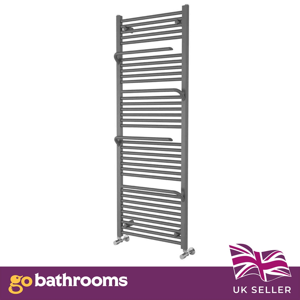 Heated Towel Rail With Towel Hangers Bathroom Radiator 1510 x 550mm | 7 Colours - Picture 28 of 34