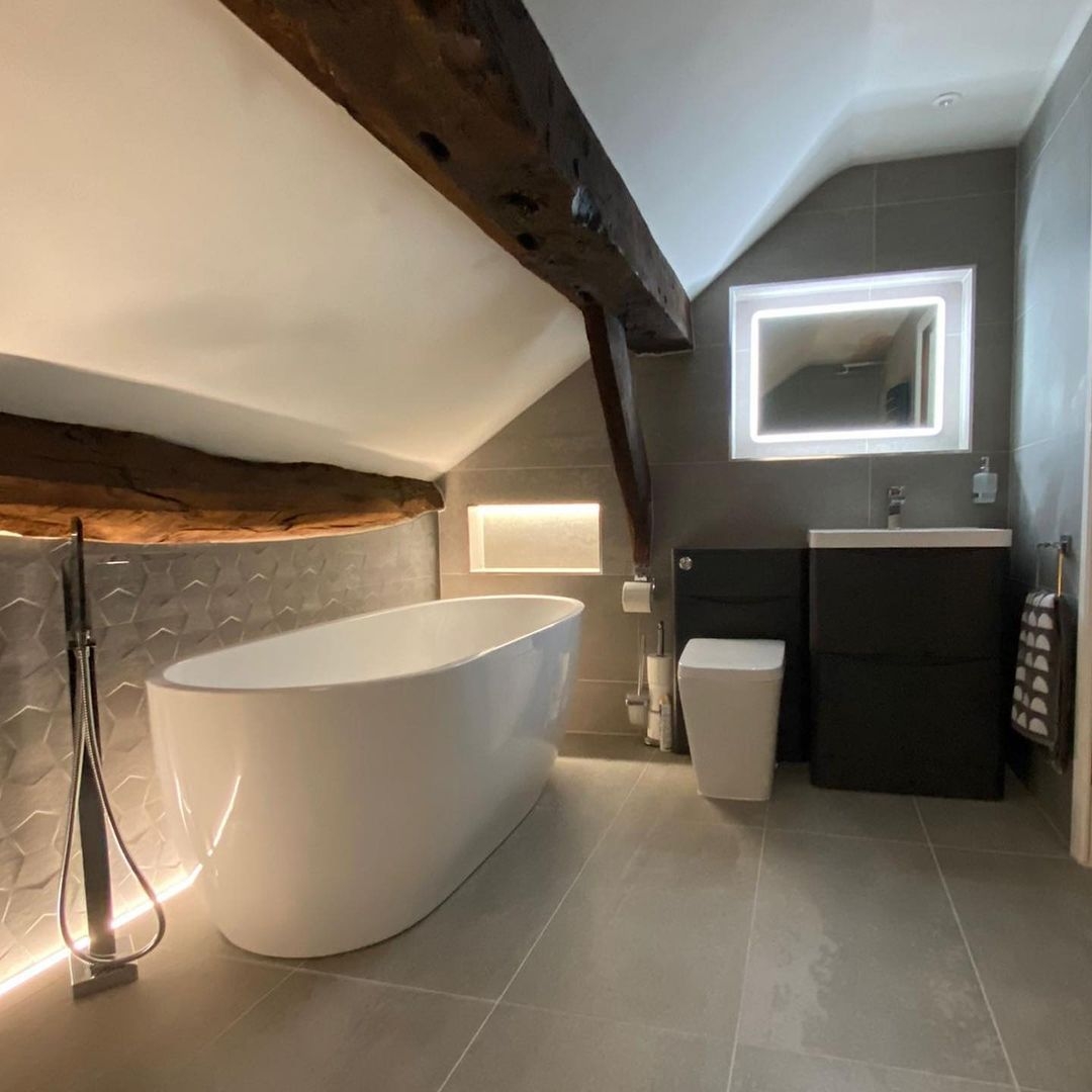 Freestanding Double Ended Bath Acrylic Bathtub Waste & Overflow 1500mm 1700mm - Picture 24 of 38