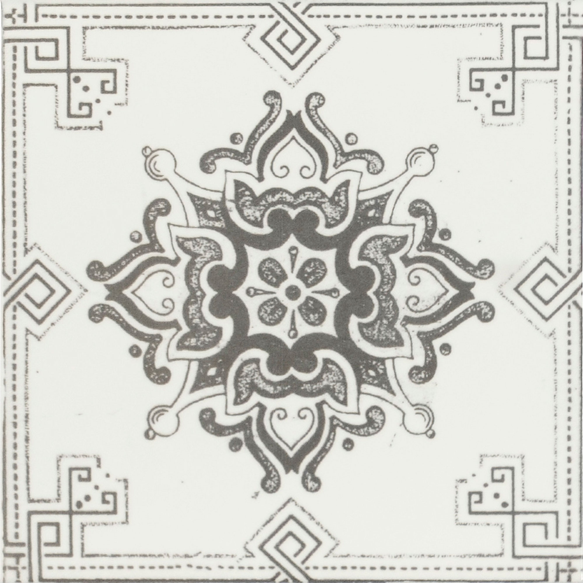 Victorian Pattern Floor & Wall Marlo Ceramic Matt Gloss Feature Tile 20x20cm Box - Picture 4 of 16
