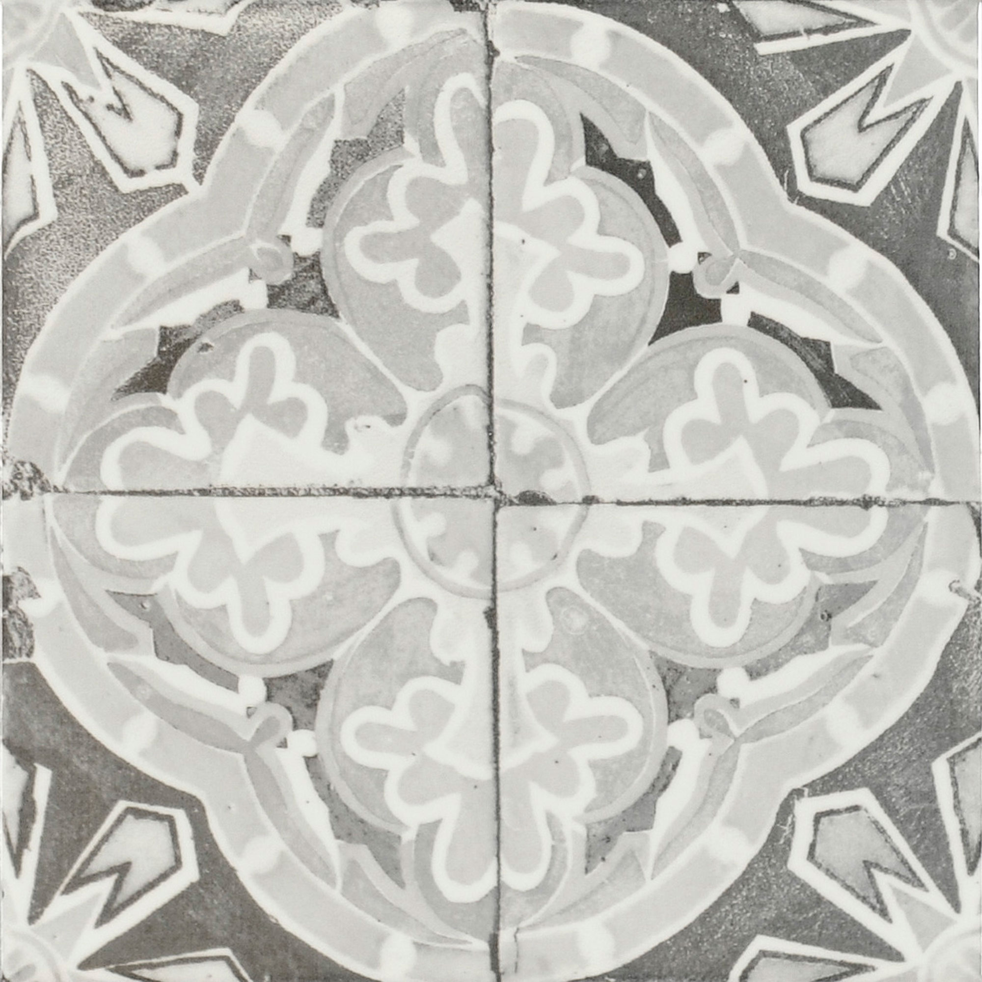 Victorian Pattern Floor & Wall Marlo Ceramic Matt Gloss Feature Tile 20x20cm Box - Picture 10 of 16