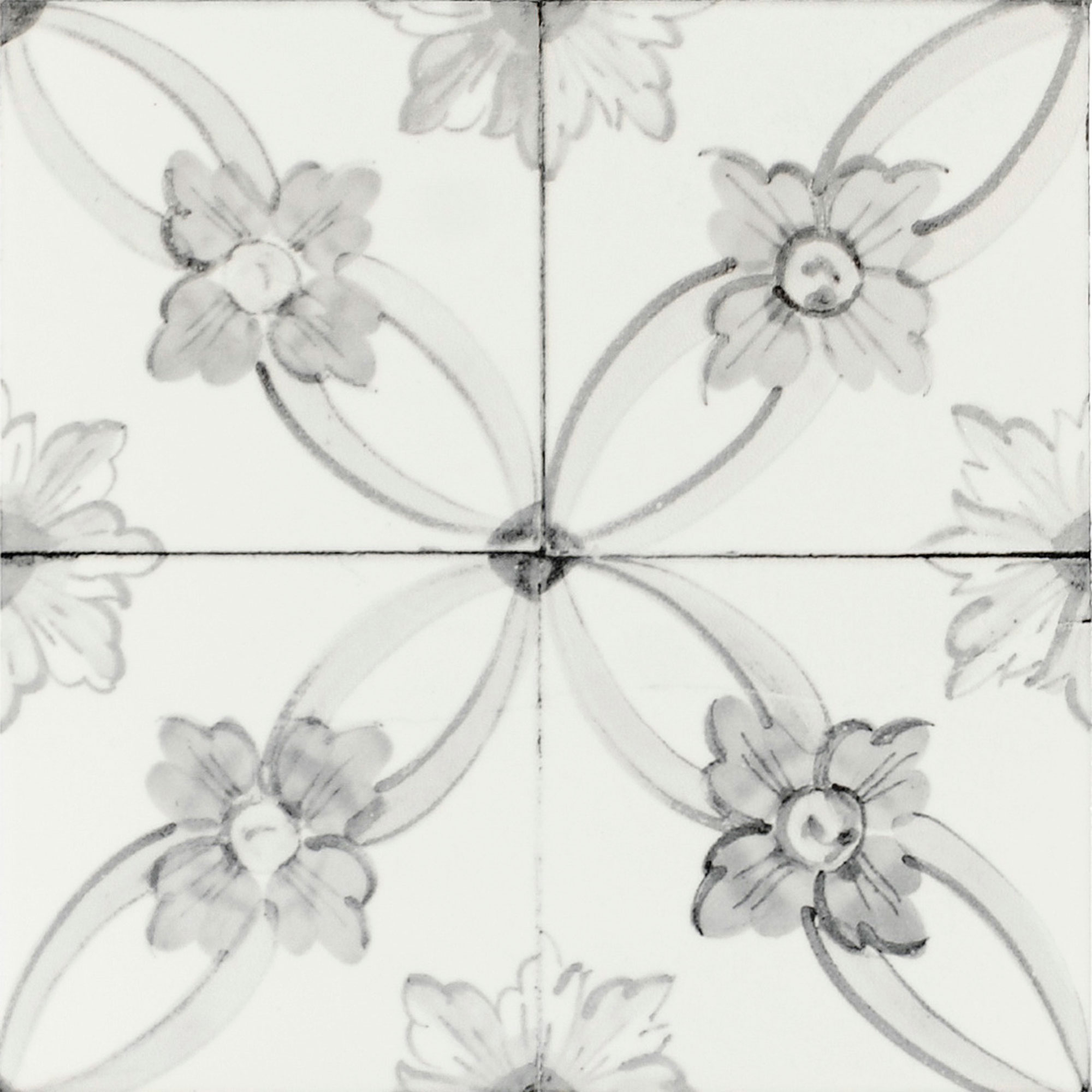 Victorian Pattern Floor & Wall Marlo Ceramic Matt Gloss Feature Tile 20x20cm Box - Picture 11 of 16