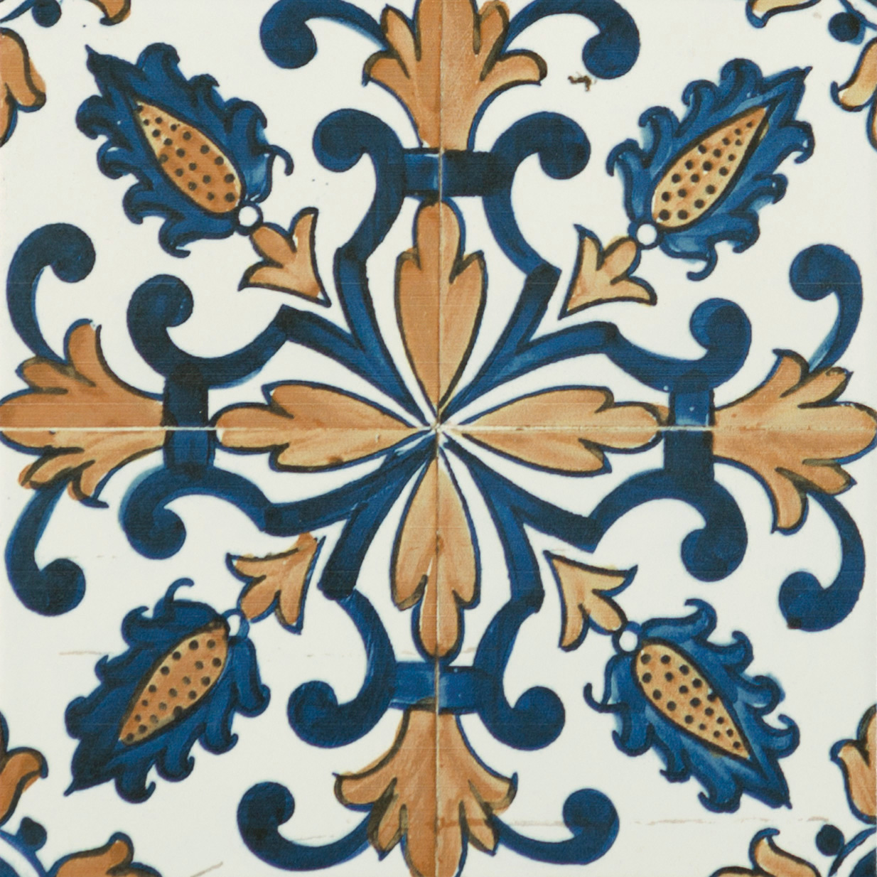 Victorian Pattern Floor & Wall Marlo Ceramic Matt Gloss Feature Tile 20x20cm Box - Picture 16 of 16