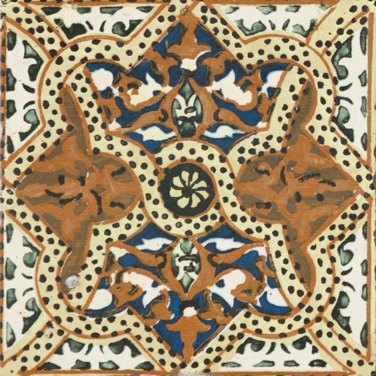 Victorian Pattern Floor & Wall Marlo Ceramic Matt Gloss Feature Tile 20x20cm Box - Picture 14 of 16