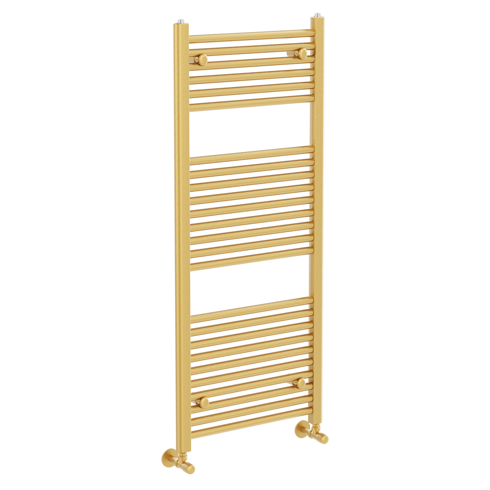 Brushed Gold Bathroom Radiator Vertical Ladder Rail Heated Towel 770 1200 1800 - Picture 7 of 11