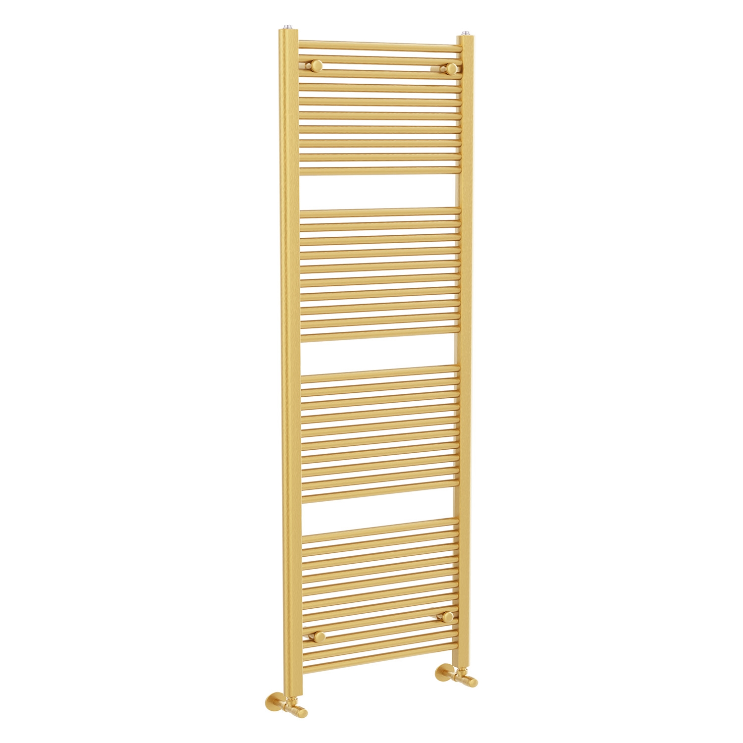 Brushed Gold Bathroom Radiator Vertical Ladder Rail Heated Towel 770 1200 1800 - Picture 9 of 11