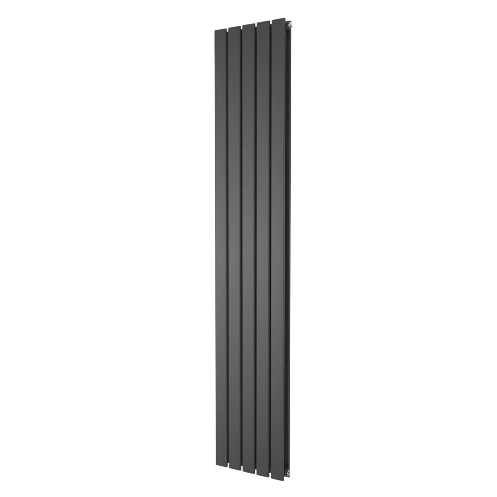 Flat Panel Radiator Vertical Designer Central Heating White Grey Black Heater - Picture 36 of 61