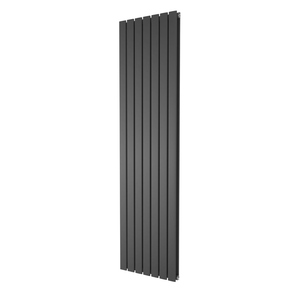 Flat Panel Radiator Vertical Designer Central Heating White Grey Black Heater - Picture 20 of 61