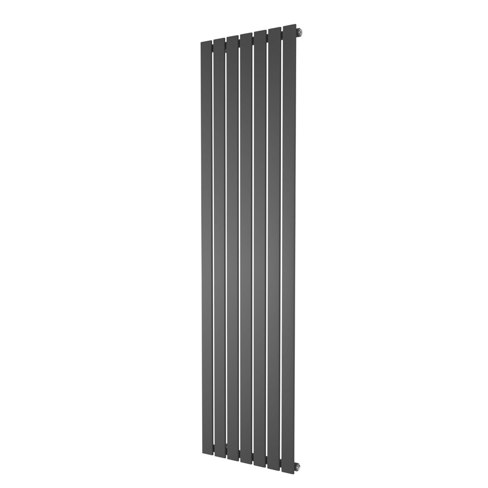 Flat Panel Radiator Vertical Designer Central Heating White Grey Black Heater - Picture 12 of 61