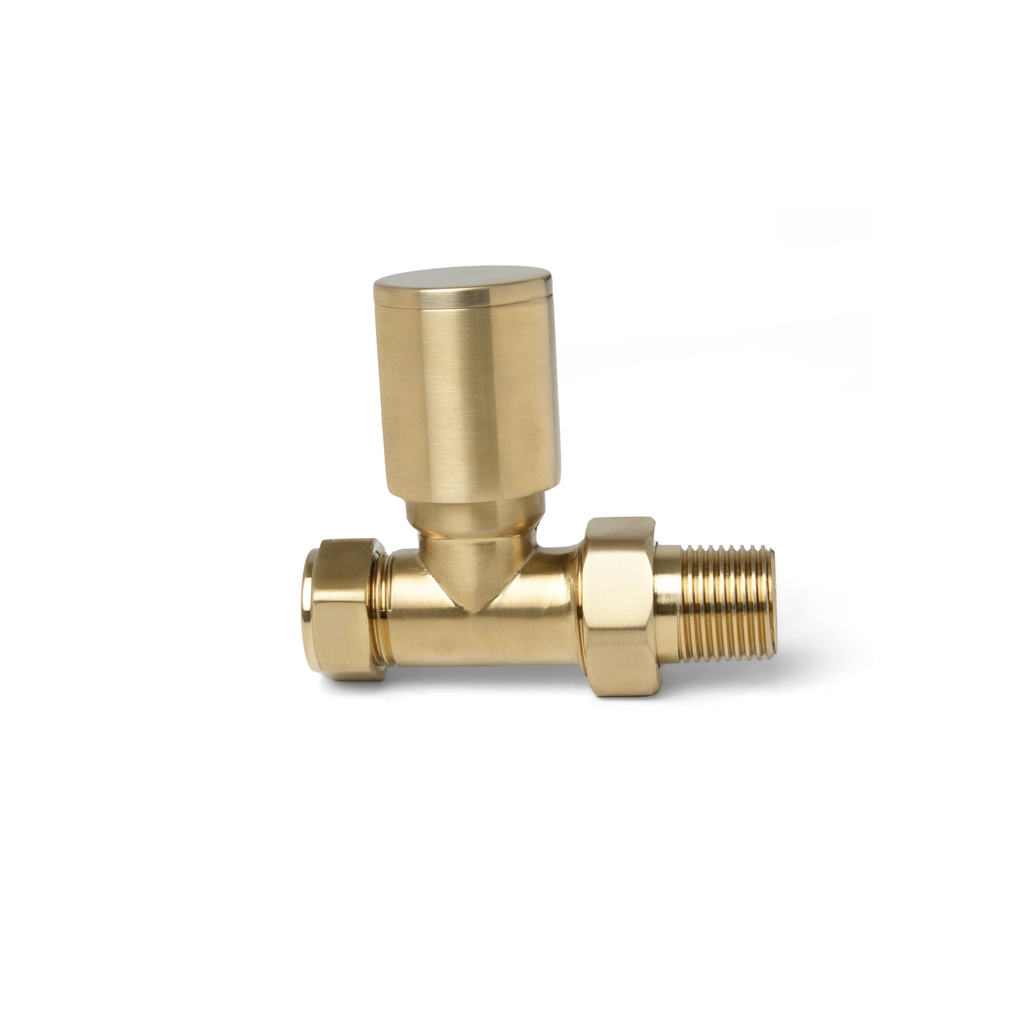 Towel Rail Brushed Gold Bathroom Radiator Heated Ladder Rail Flat Panel 3 Sizes - Picture 15 of 23