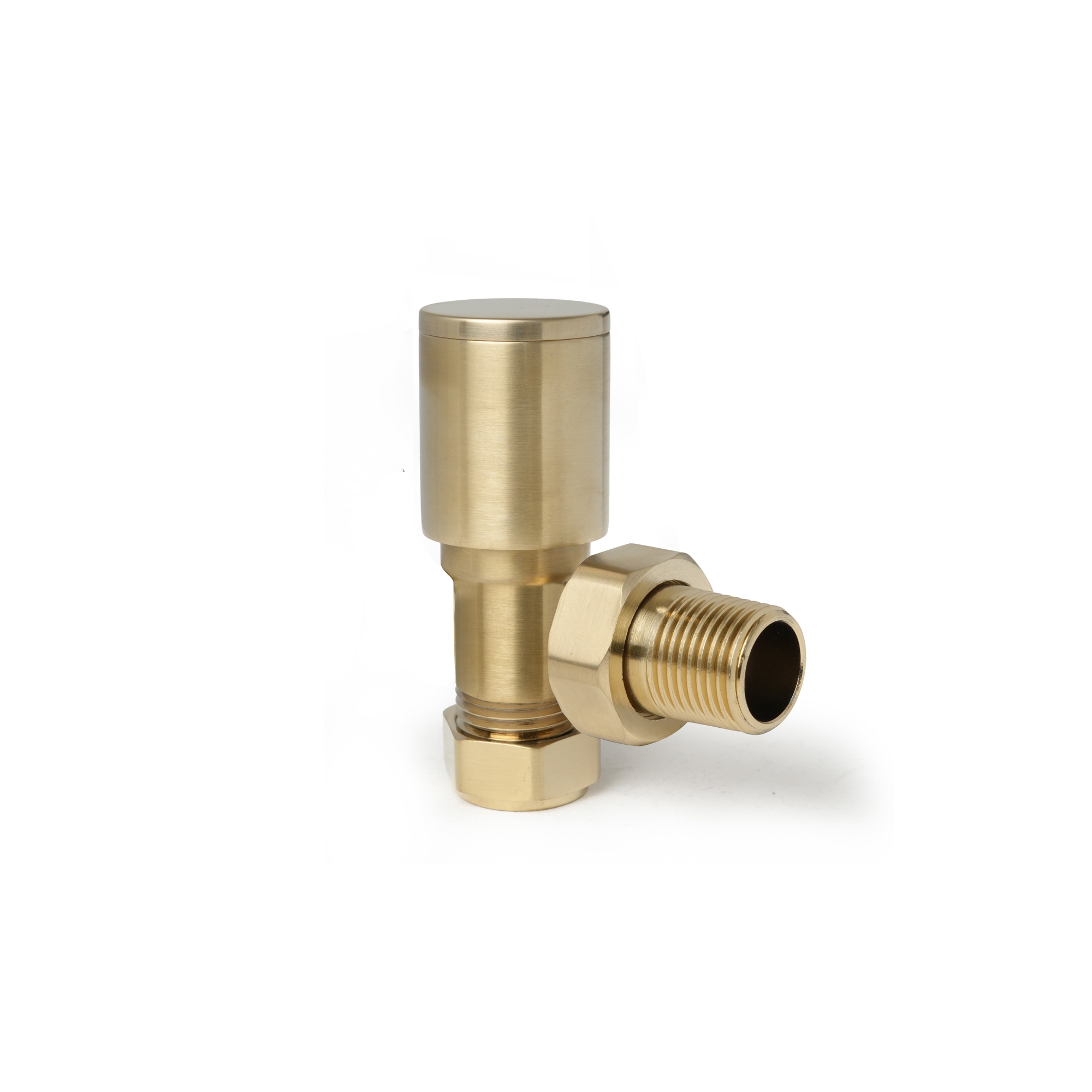 Towel Rail Brushed Gold Bathroom Radiator Heated Ladder Rail Flat Panel 3 Sizes - Picture 21 of 23