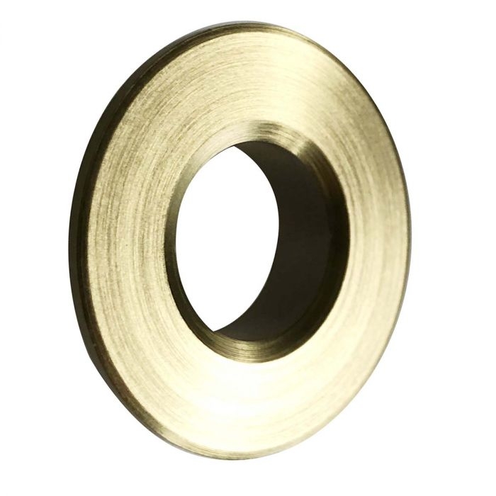 Rectangle Round Overflow Cover | Black Gold Gun Metal | Replacement Overflow