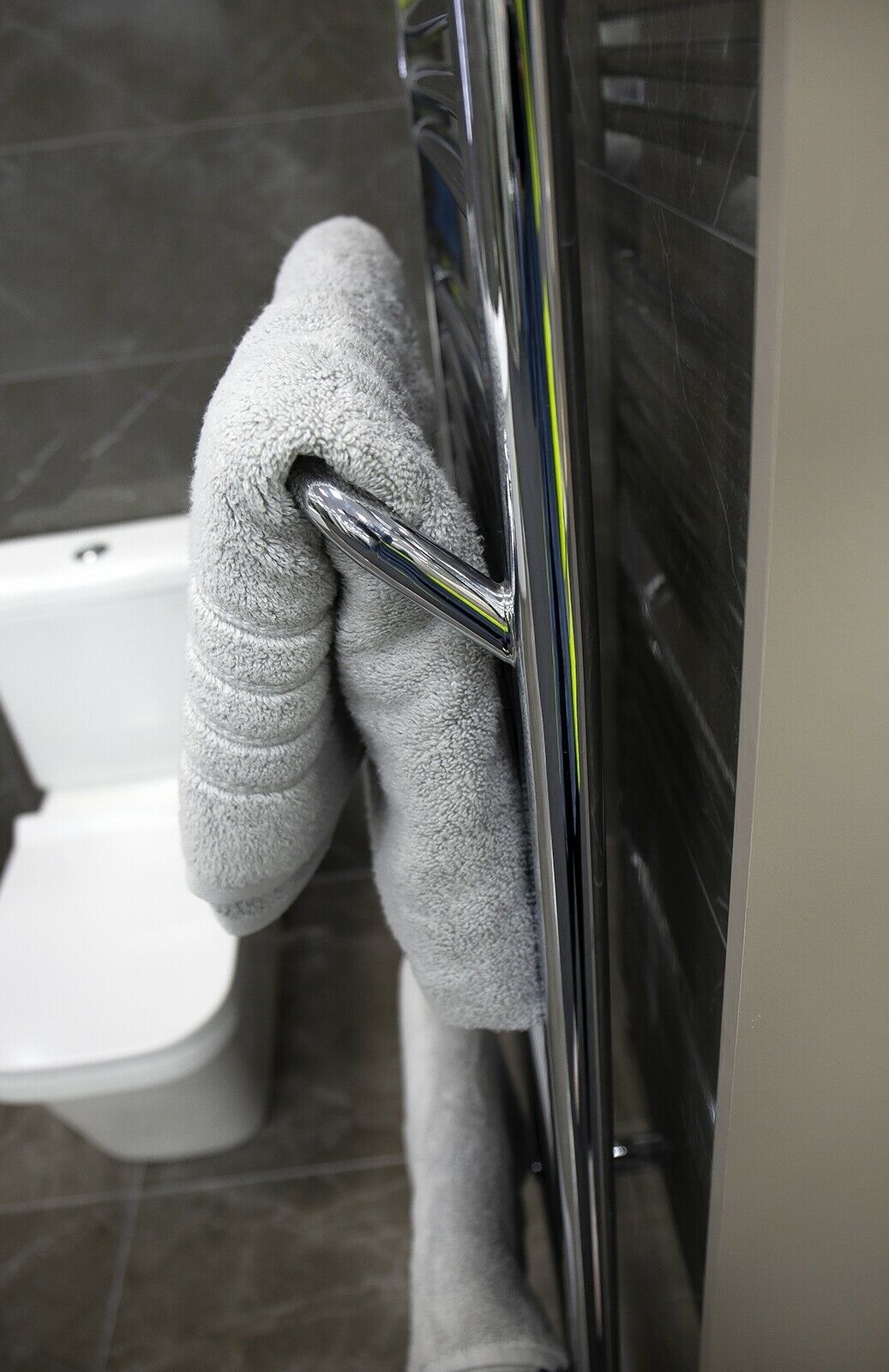 Heated Towel Rail With Towel Hangers Bathroom Radiator 1510 x 550mm | 7 Colours - Picture 21 of 34