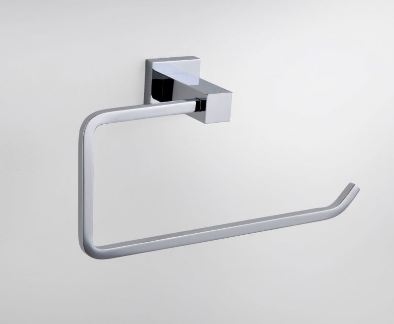 Chrome Square Bathroom Accessories Range Wall Hung Anti-Rust Toilet Roll Holder - Picture 2 of 22