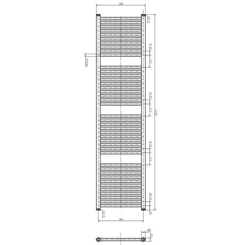 Brushed Bronze Bathroom Radiator Copper Ladder Rail Heated Towel 770 1200 1800 - Picture 10 of 29