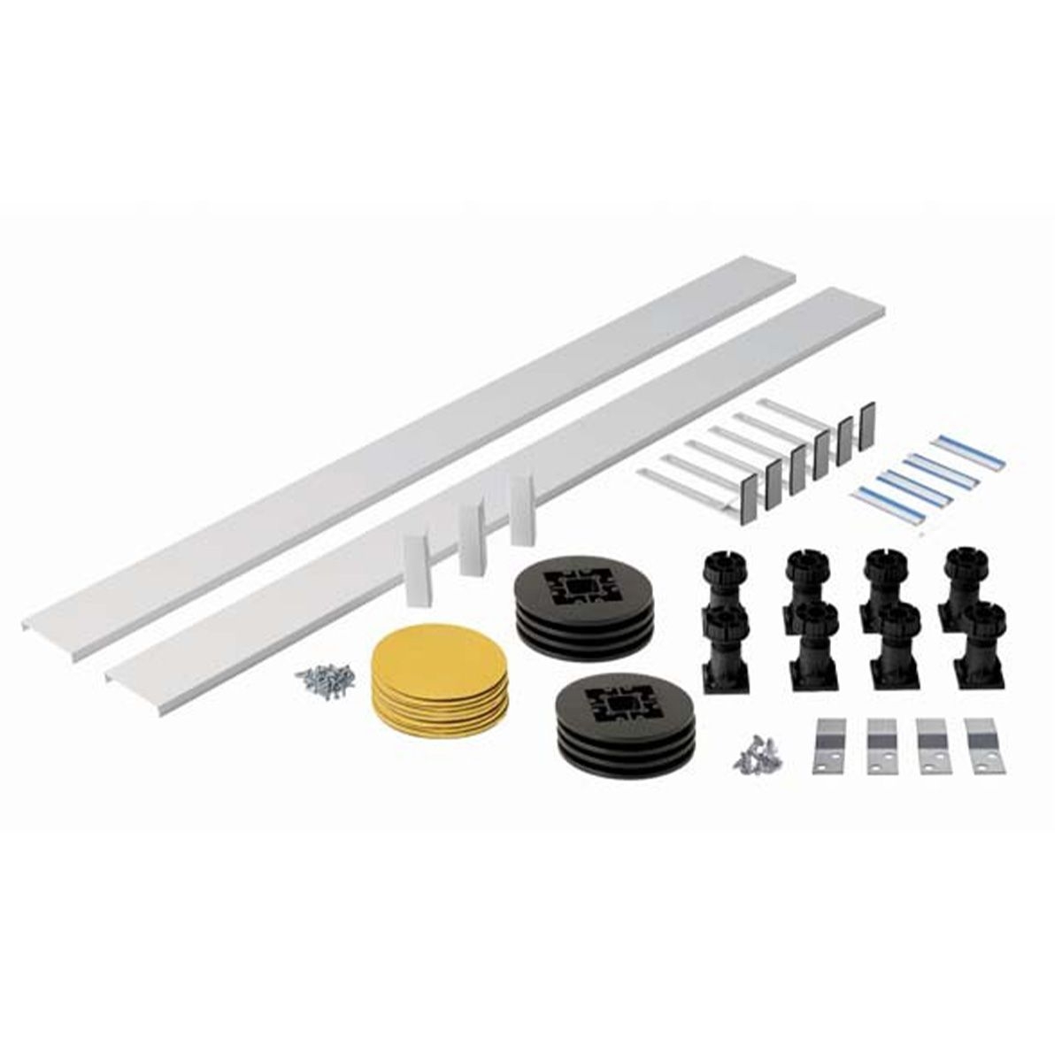 Anti Slip Shower Tray Slimline 40mm Acrylic Stone Resin Square Rectangle Tray - Picture 47 of 54