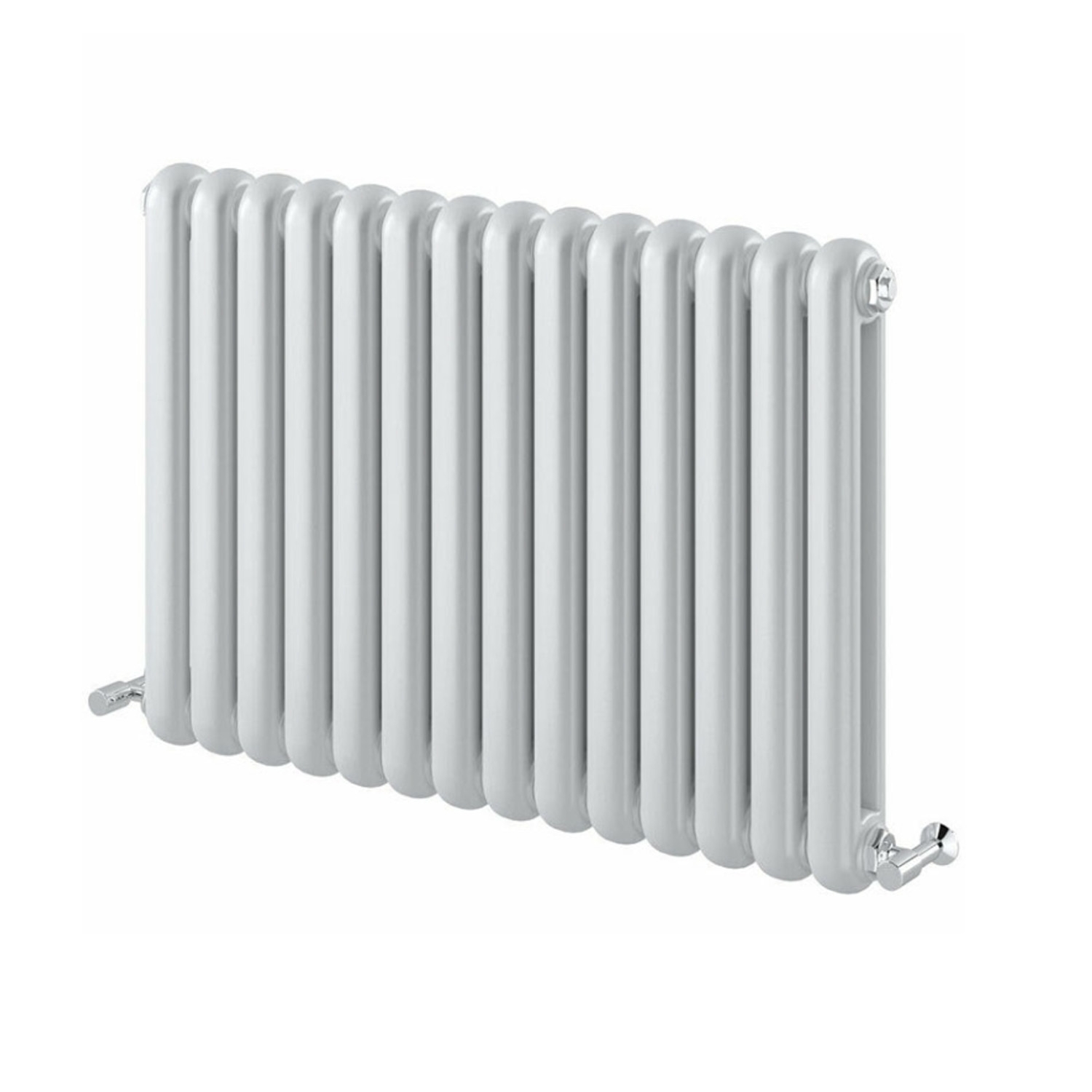 Double Column Radiators Vertical Horizontal Round Panel Grey White Heating - Picture 27 of 29