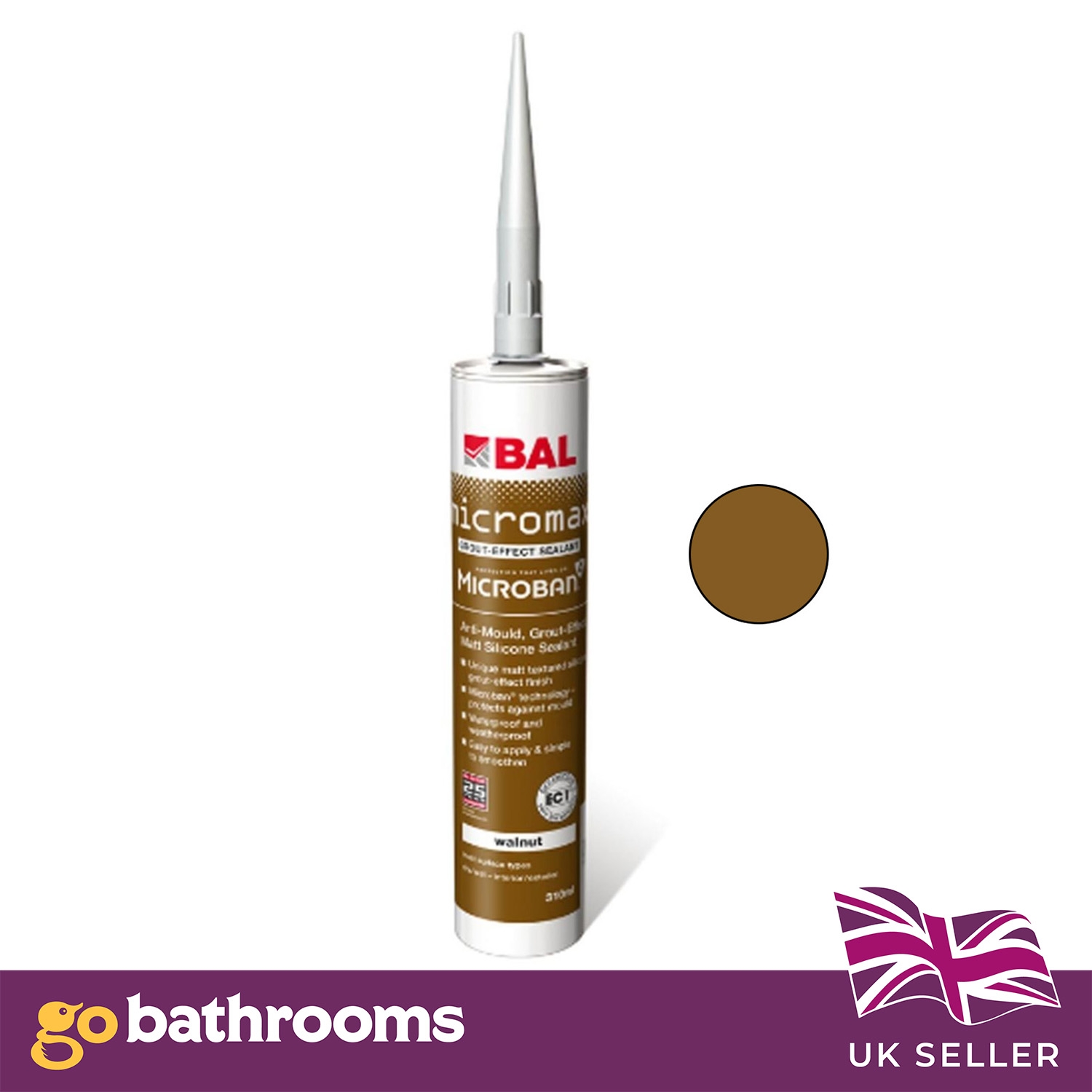 BAL Grout Effect Storm Grey Silicone Sealant - View #7