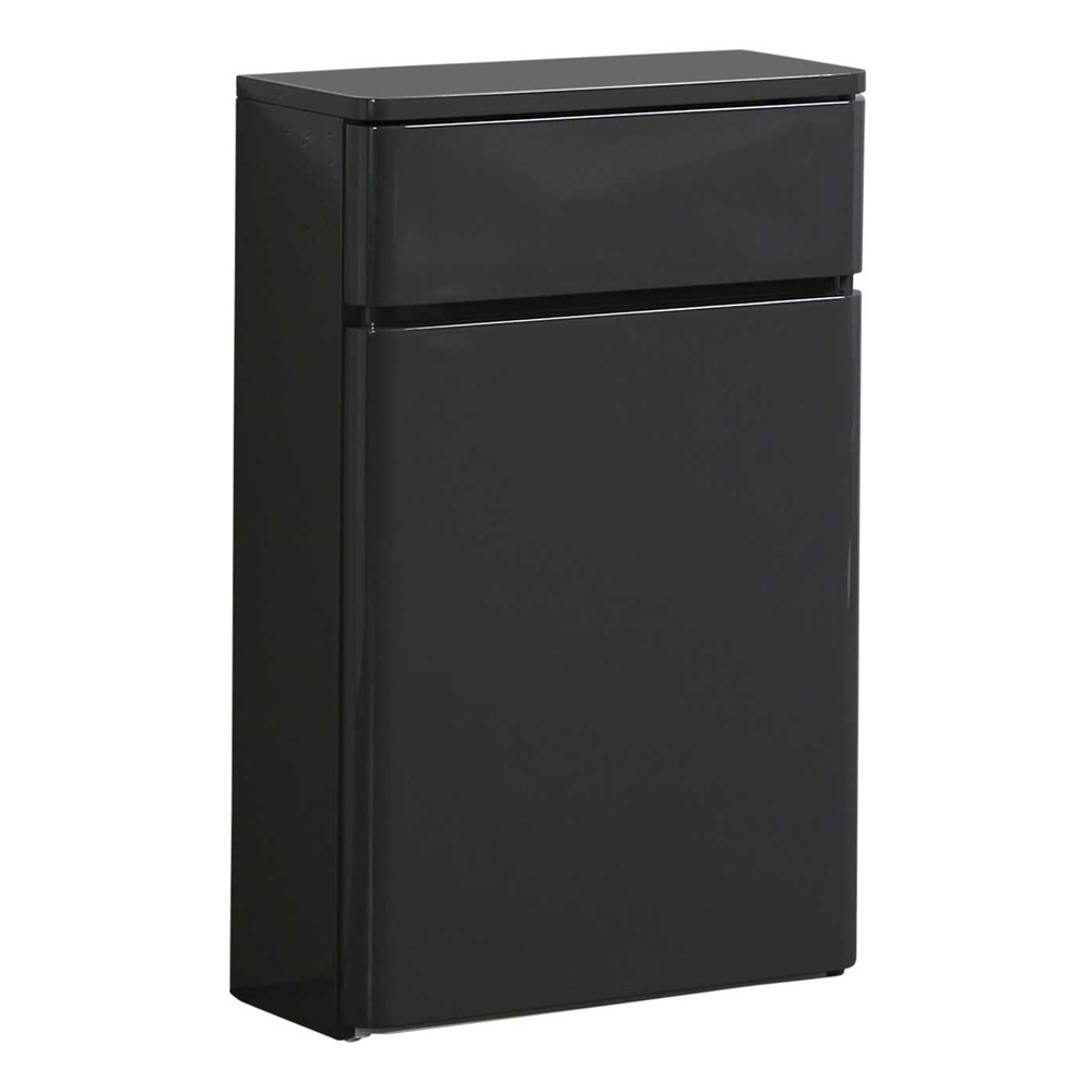 600mm Grey Vanity Unit Bathroom Sink Anthracite Gloss Wall Hung Floor Standing - Picture 19 of 21